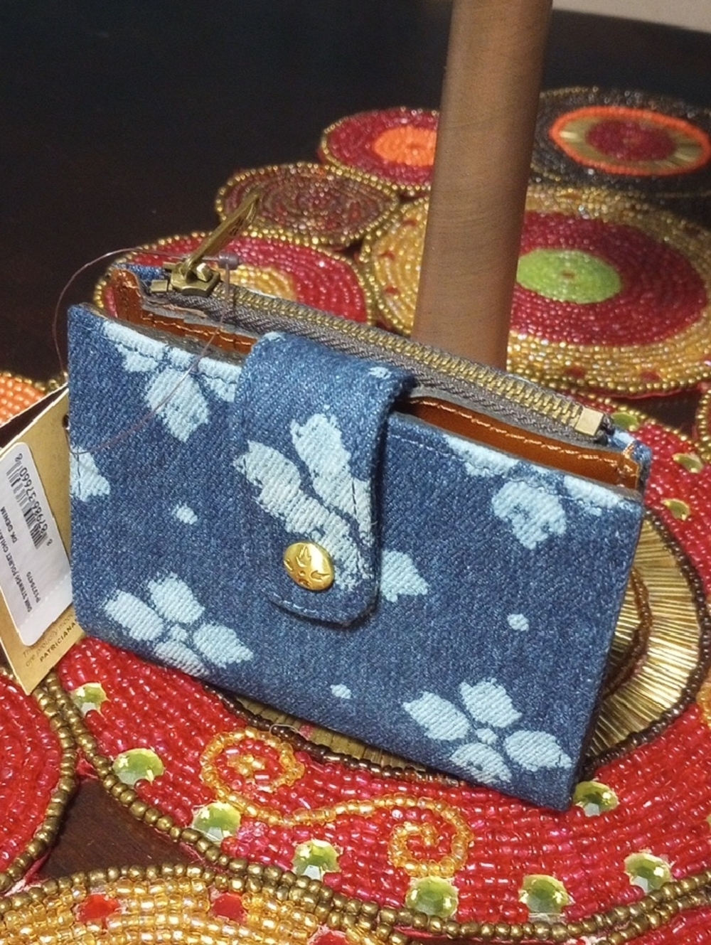 Patricia Nash Denim RFID Wallet - Picture 6 of 16